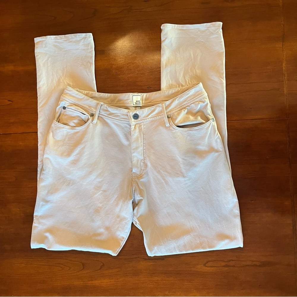 Swet Tailor golf pants All-In Men’s W33 L34 Deeper Stone khaki Tan office chino